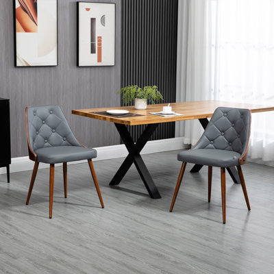 Chaise d'appoint Homcom en gris