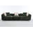 114" Corduroy Three-Seater Sofa – Sturdy Wooden Frame, Comfortable & Durable-1041964182