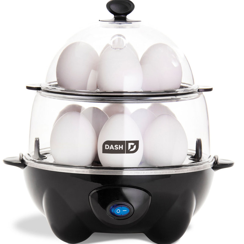 Dash Deluxe Egg Cooker, Black