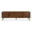 Media Cabinet, Solid Acacia Door, Iron Legs, Brown