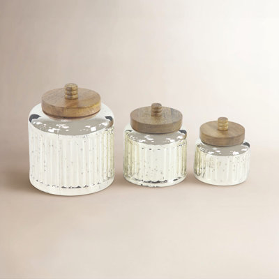 Glass Kitchen Canister Set