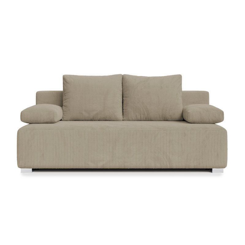 Adriyana 3 Seater Sofa Bed, Dark Beige