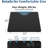 Square Digital Bathroom Scale - Black-130116240