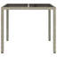 Wicker Outdoor Dining Table , cm W 90cm cm D-129875388-129875387