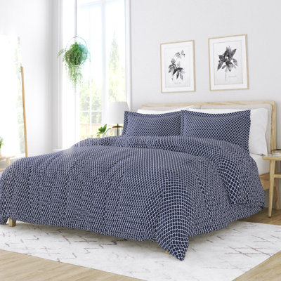 Simply Soft Geometric Shapes Duvet Cover Set