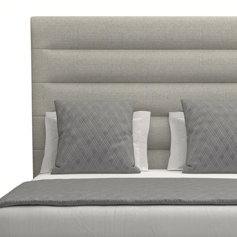 Dezyah Upholstered Standard Bed, Grey Revolution®, King