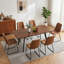 Ensemble de salle à manger extensible 7 pièces Devault-132433362-132433359