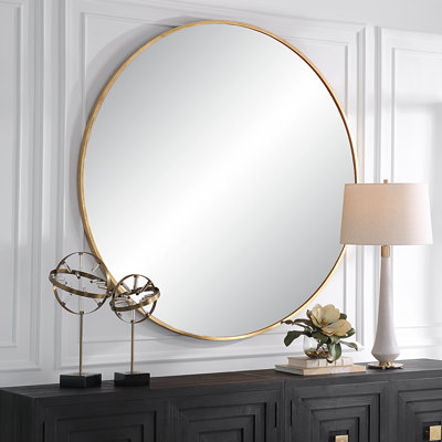 Junius Metal Round Wall Mirror