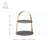 Artesà 2-Piece Brass and Slate Serving Stands Set