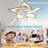 Izzabella 24.6" 7 - Blade LED Dimmable Flush Mount Ceiling Fan with Light and Remote-5041670
