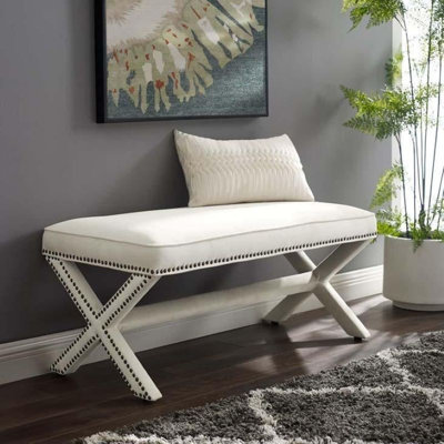Halsey 120cm Wide Tufted Pouf Ottoman