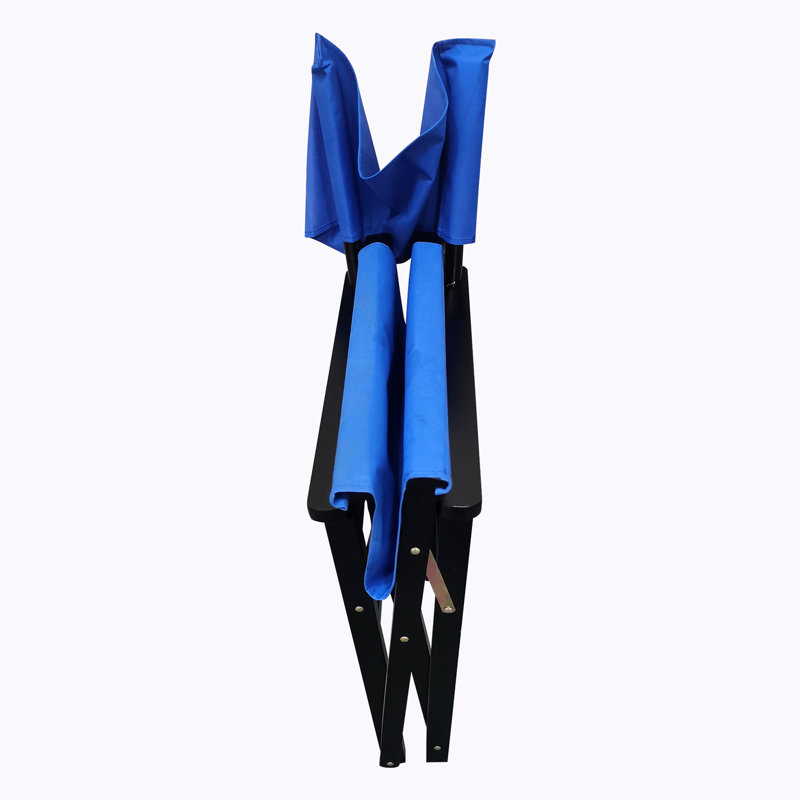 Chaise de réalisateur pliante Enger, Bleu, Noir