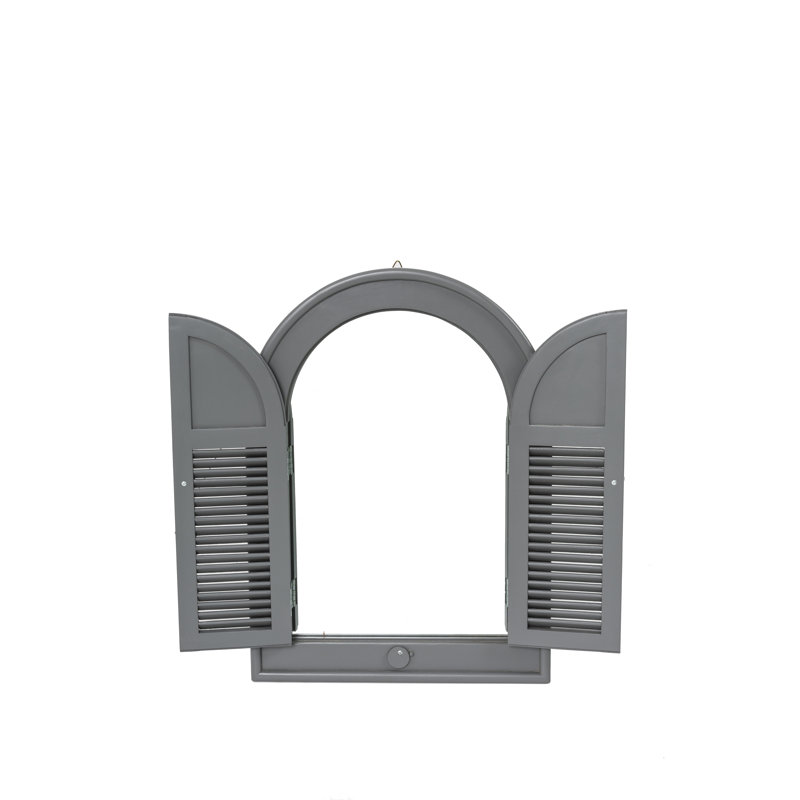 Caley Wood Flat Wall Mirror