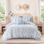 6 PCS Full/Queen Comforter Set, Blue