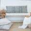 Housse de coussin géométrique en coton