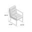 Fauteuil en velours capitonné Vannessa-36283552-36293750