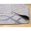 Tapis bleu en laine et viscose Barnes-28468841
