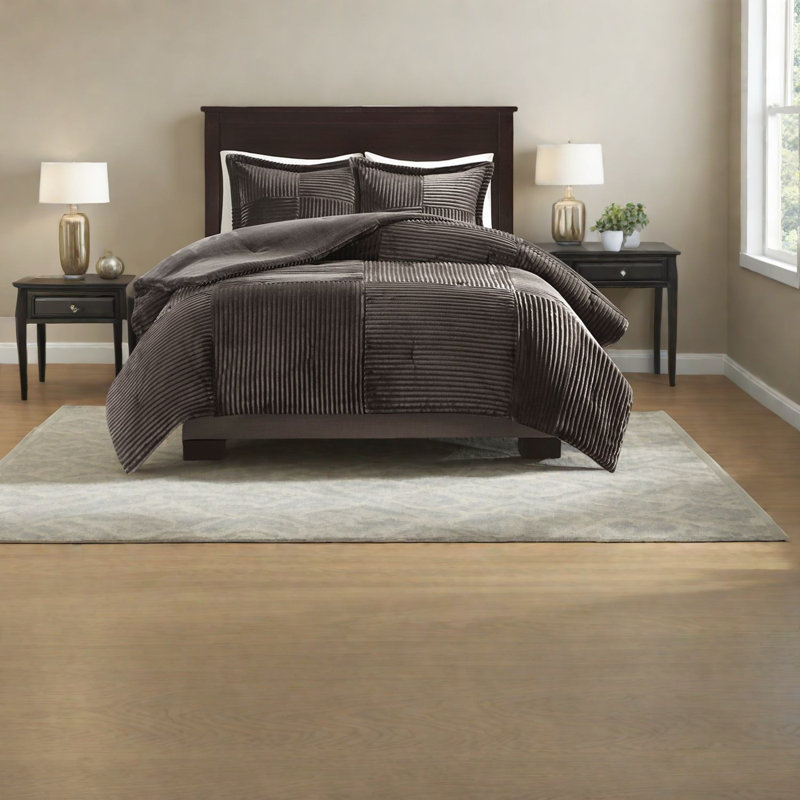 Ensembles de literie en polyester luxueux et moelleux, édredon moderne et confortable pour la maison