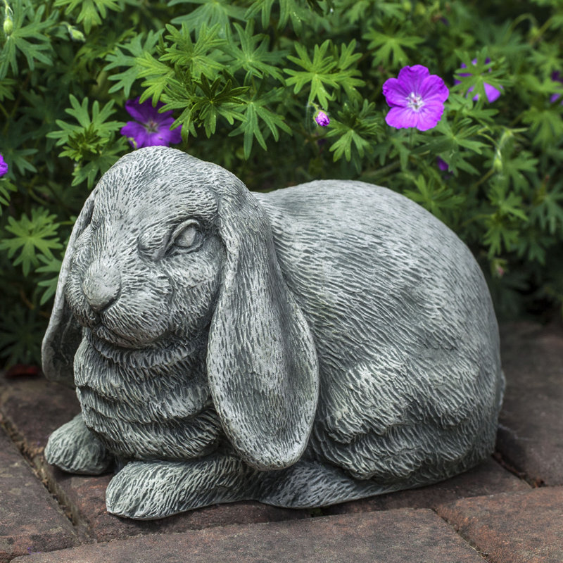 Rabbit Garden Statue, Alpine Stone