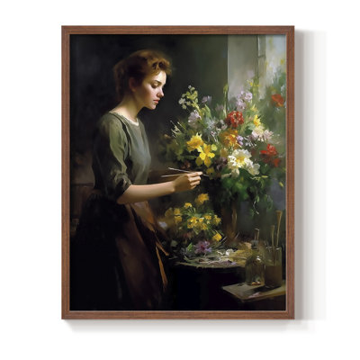 Reproduction encadrée WOMEN Series CDXLIX - bois massif