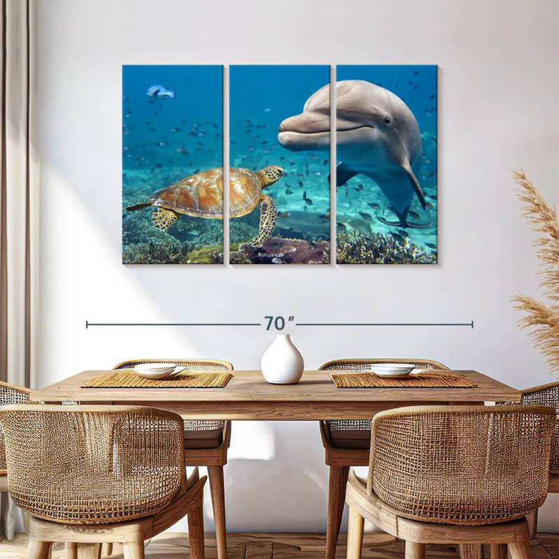 Aletra Underwater Friends, 36" H x 57" W