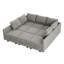 Canapé modulaire avec repose-pieds Larchmere-90539447