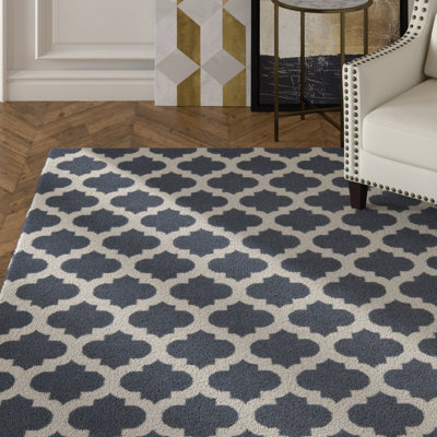 Valenzuela Geometric Wool Hand Woven Area Rug
