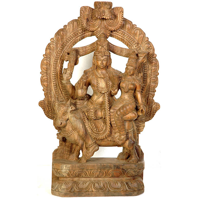 Shiva Parvati On Nandi