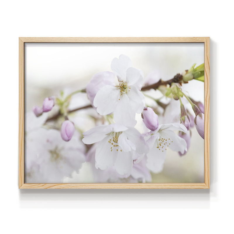 Signes du printemps - impression encadrée - réarmable, H 8 po x l 10 po, Naturel