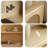 Modern Burlywood Solid Wood Sideboard
