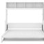 Lit escamotable double avec tiroirs et garde-robe-1103074579