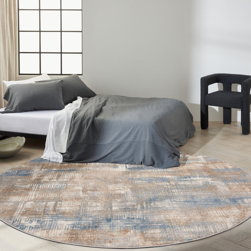 Southwestern Indoor / Outdoor Rug, Round 8'
