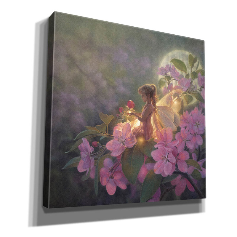 «Sakura Moon on Canvas» par Kirk Reinert, reproduction, H 26 po x l 26 po x P 1,5 po