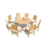 Outdoor 3 - Piece Teak Dining Set