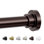 Tringle de rideau de douche, tringle de douche à tension robuste de 1 po de diamètre, tringle à rideau de douche antidérapante réglable 28-74 po à ressort pour salle de bain, cabine de douche, sans rouille, bronze