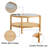 Aimen Glass Top End Table