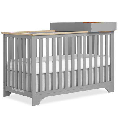 Gio 5 In 1 Standard Convertible Upholstered Crib -  Harriet Bee, 5BE3B2F08DA947AD8F4F6C96DDA3CD3D