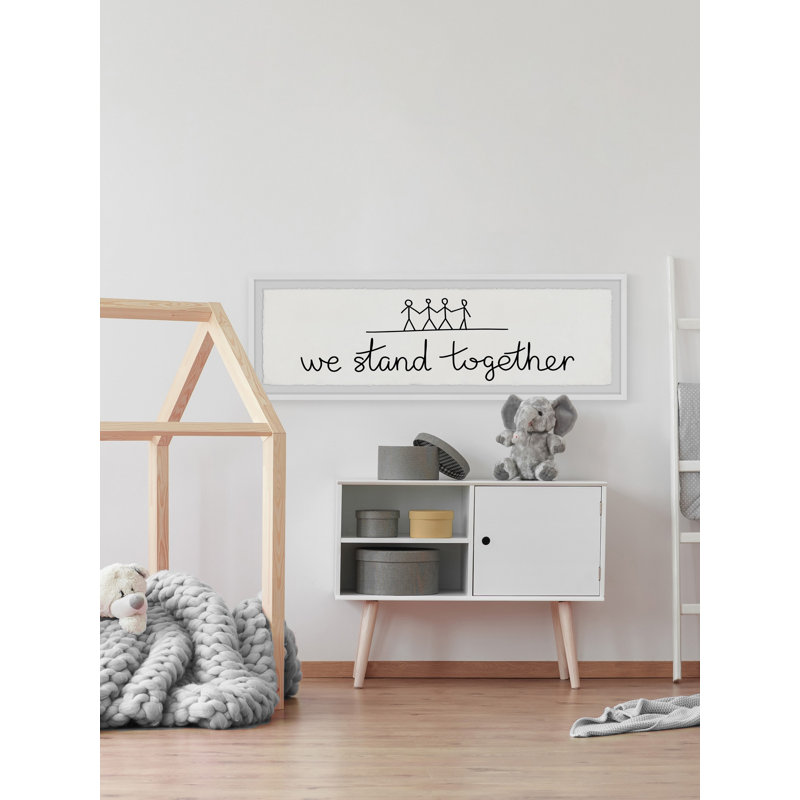 «Lewallen Stand Together», reproduction encadrée, H 15 po x l 45 po x P 1,5 po