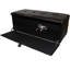 Banc de rangement rembourré en cuir de 18,5 po de hauteur