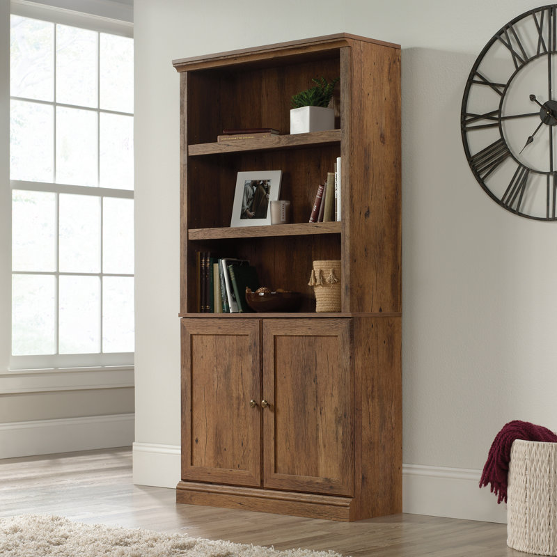 St. Nicholas Standard Bookcase, Vintage Oak, (3 Shelves) 69.764"H x 35.276"W x 13.228"D