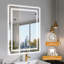  Miroir de salle de bain sans cadre à DEL, miroir intelligent-567426278
