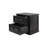 Abby Modern Wood Lateral File Cabinet - Black