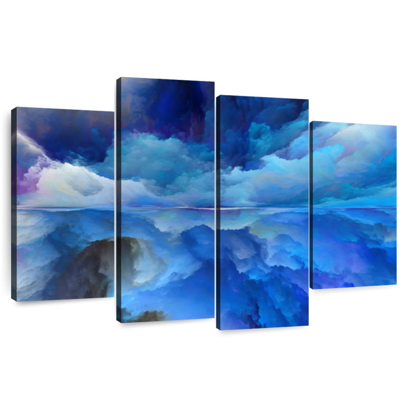 Avery Abstract Sky, 14" H x 24" W