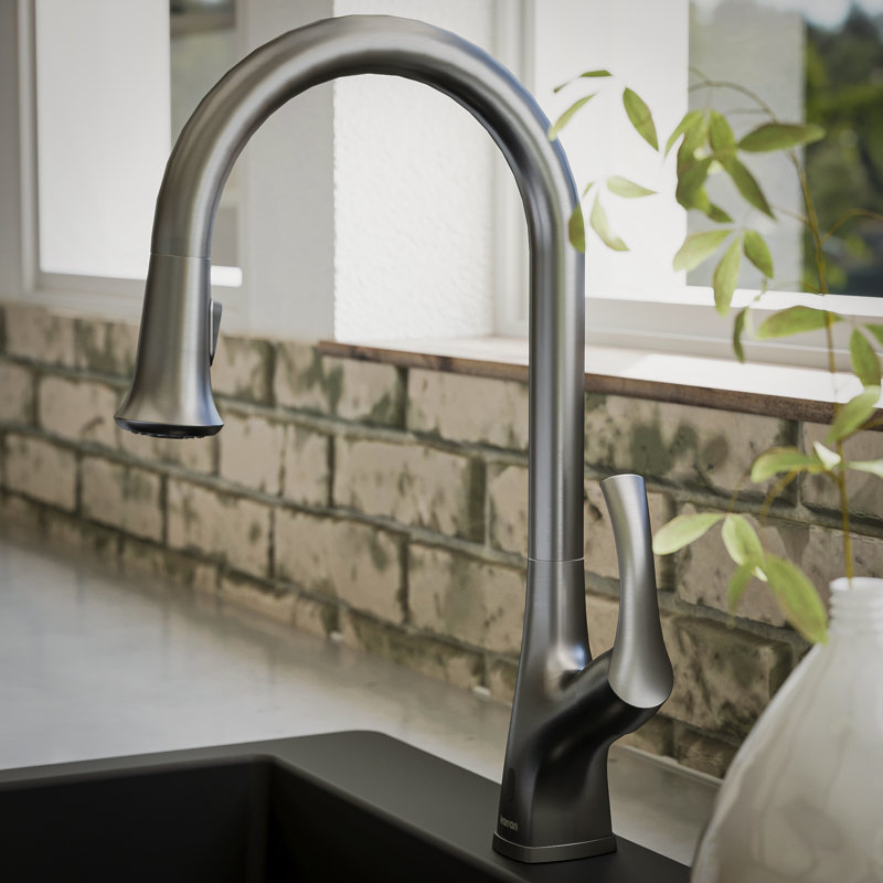 Karran Chantilly Pull Down Touchless Kitchen Faucet, Satin Black