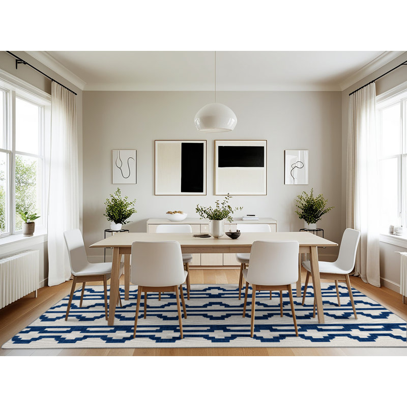 Tapis gris en treillis lavable à la machine, Rectangulaire 7 pi x 10 pi