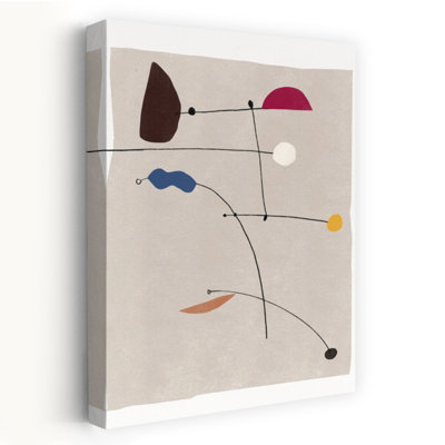 Abstract Mobile Shapes Abstract Elegant Geometric Wall Art Print