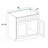 Ready-to-Assemble Kitchen Sink Base Cabinet in Light Grey Shaker
