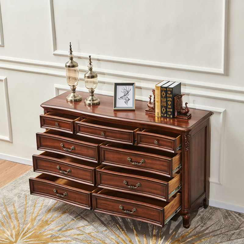 Armoire d'entrée en bouleau de style rétro