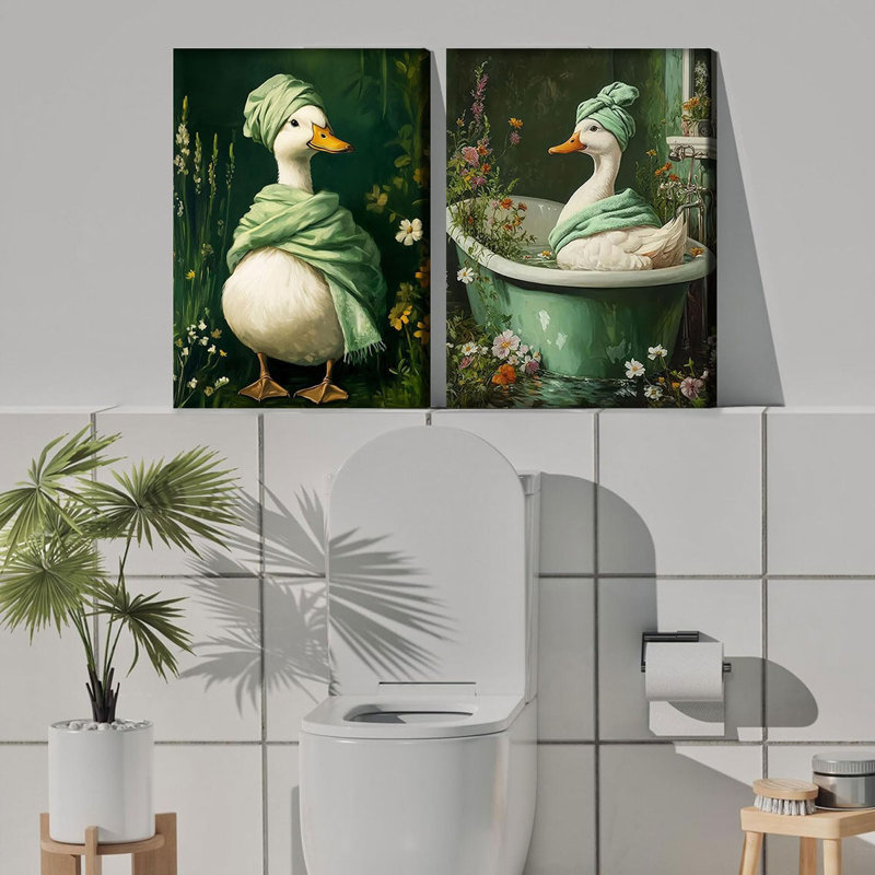 2 Piece Wrapped Canvas Wall Art, 40cm H x 30cm W