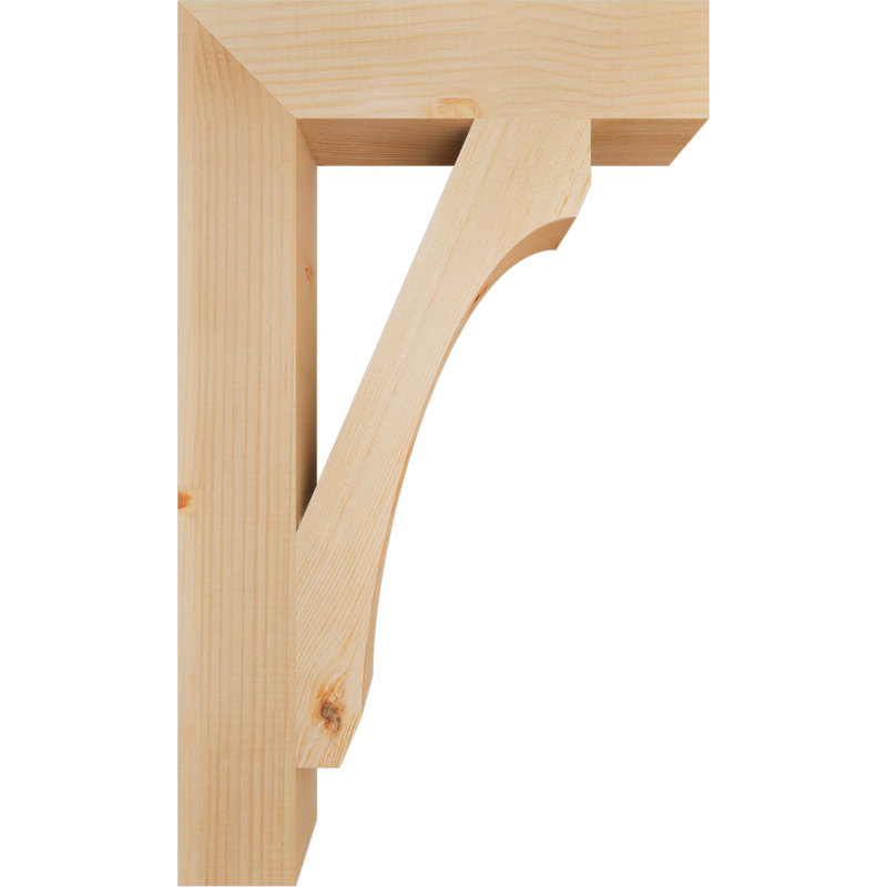 Support en bois rustique Legacy Block, Sapin de Douglas, Lisse, H 30 po x l 3,5 po x P 18 po